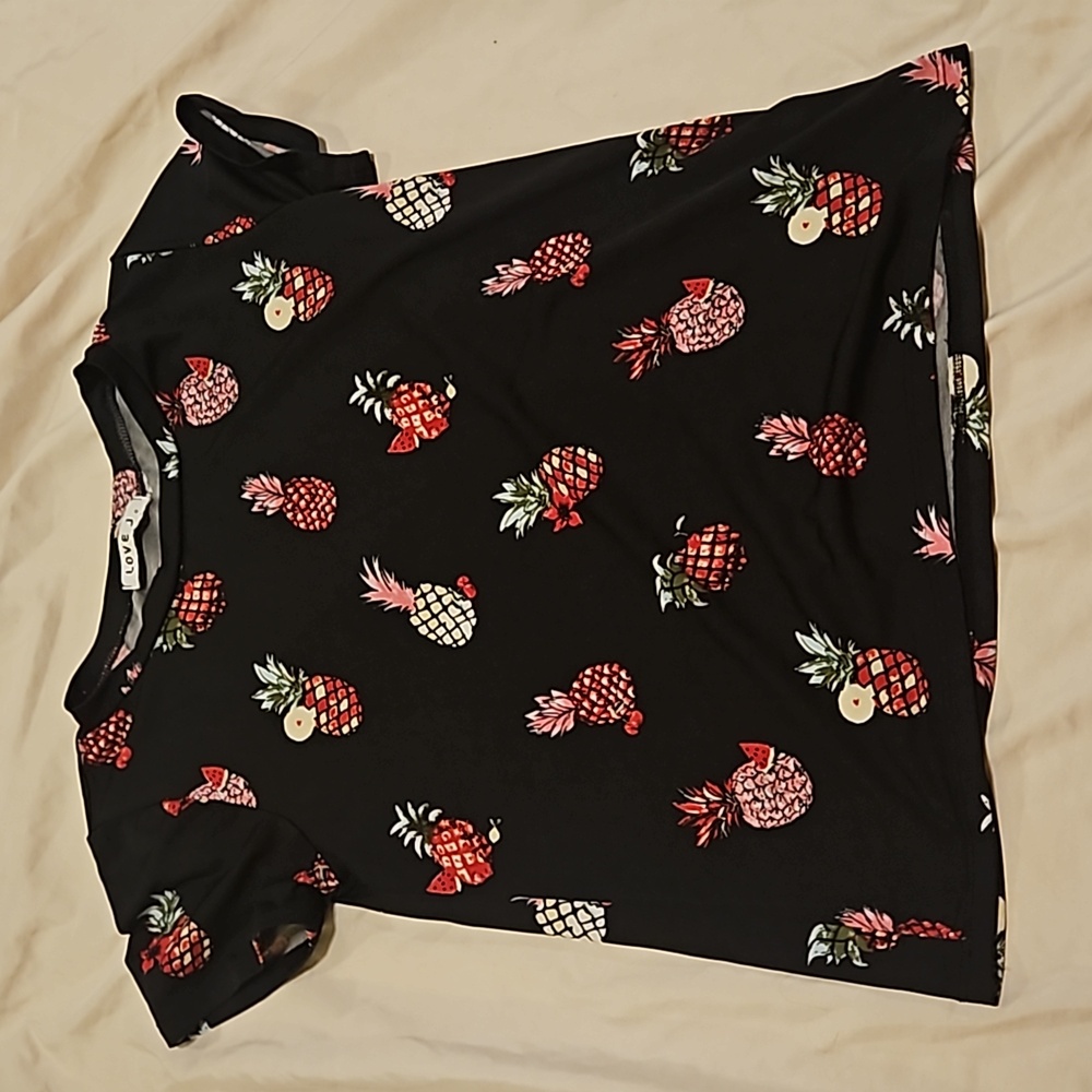 Pineapple print Tee